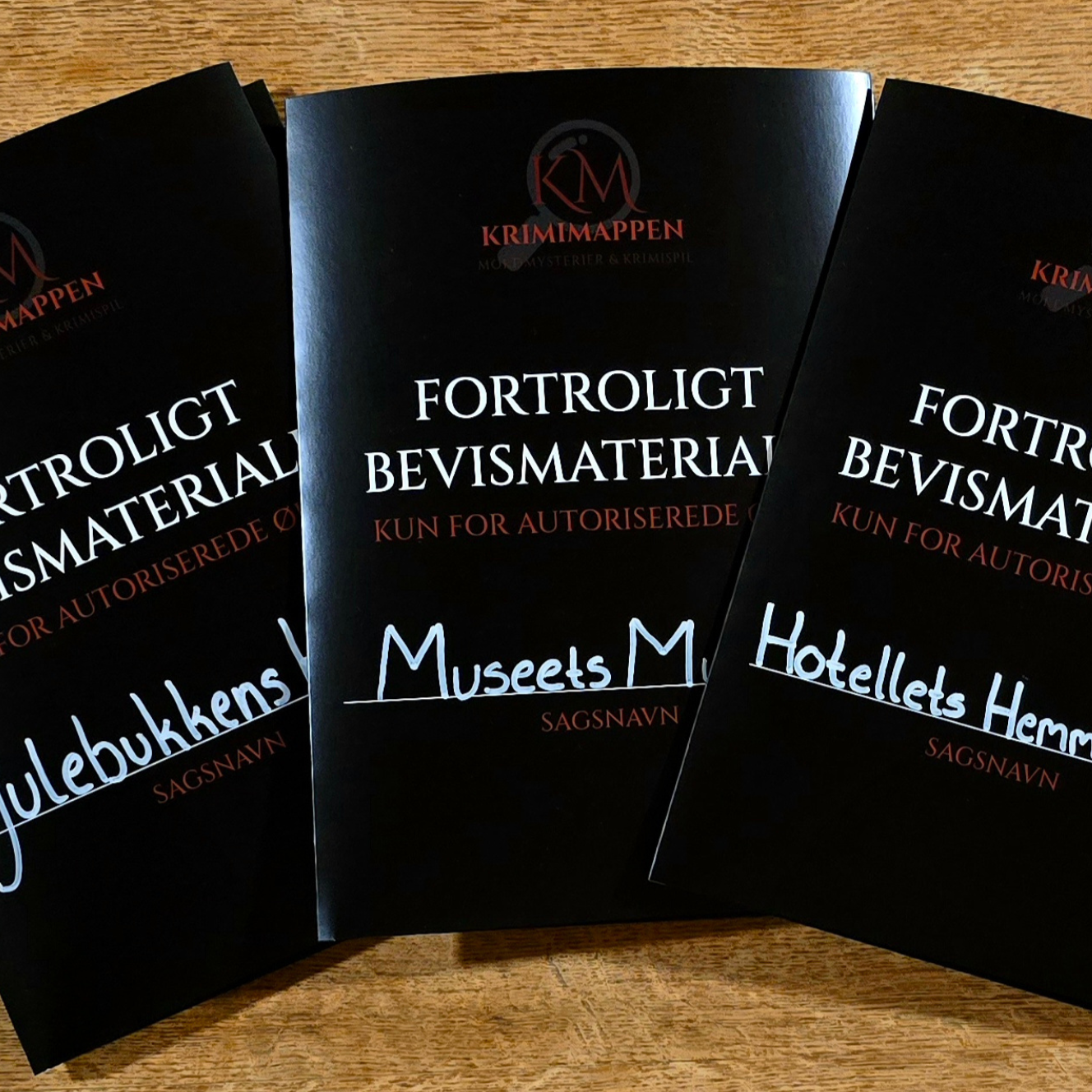 Krimimappens Trilogi – 3 Sager, 3 Niveauer