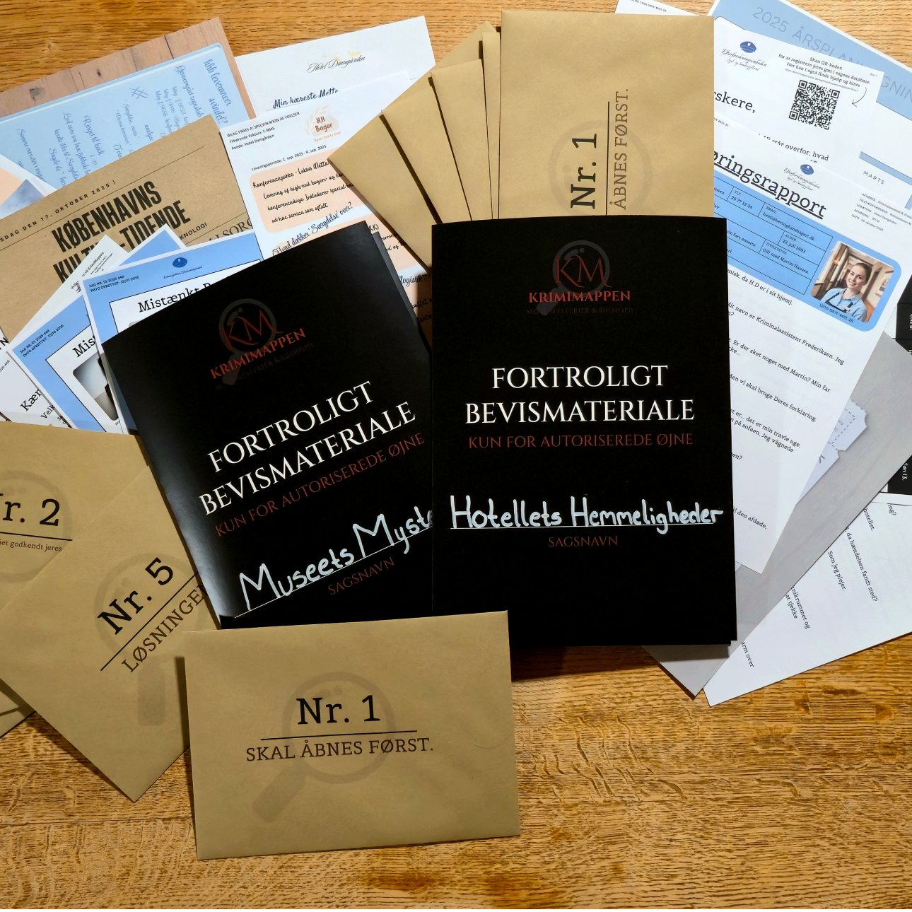 2 Sagsmapper - Den Ultimative Krimi-Weekend