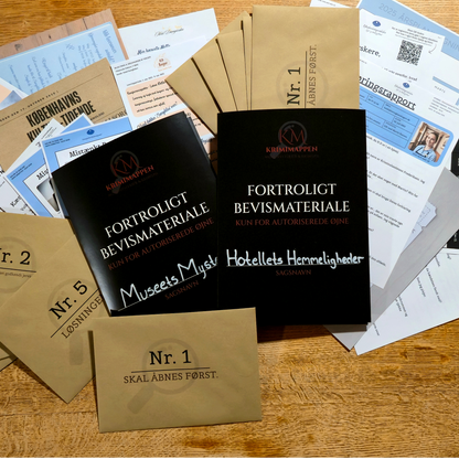 2 Sagsmapper - Den Ultimative Krimi-Weekend