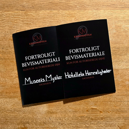 2 Sagsmapper - Den Ultimative Krimi-Weekend