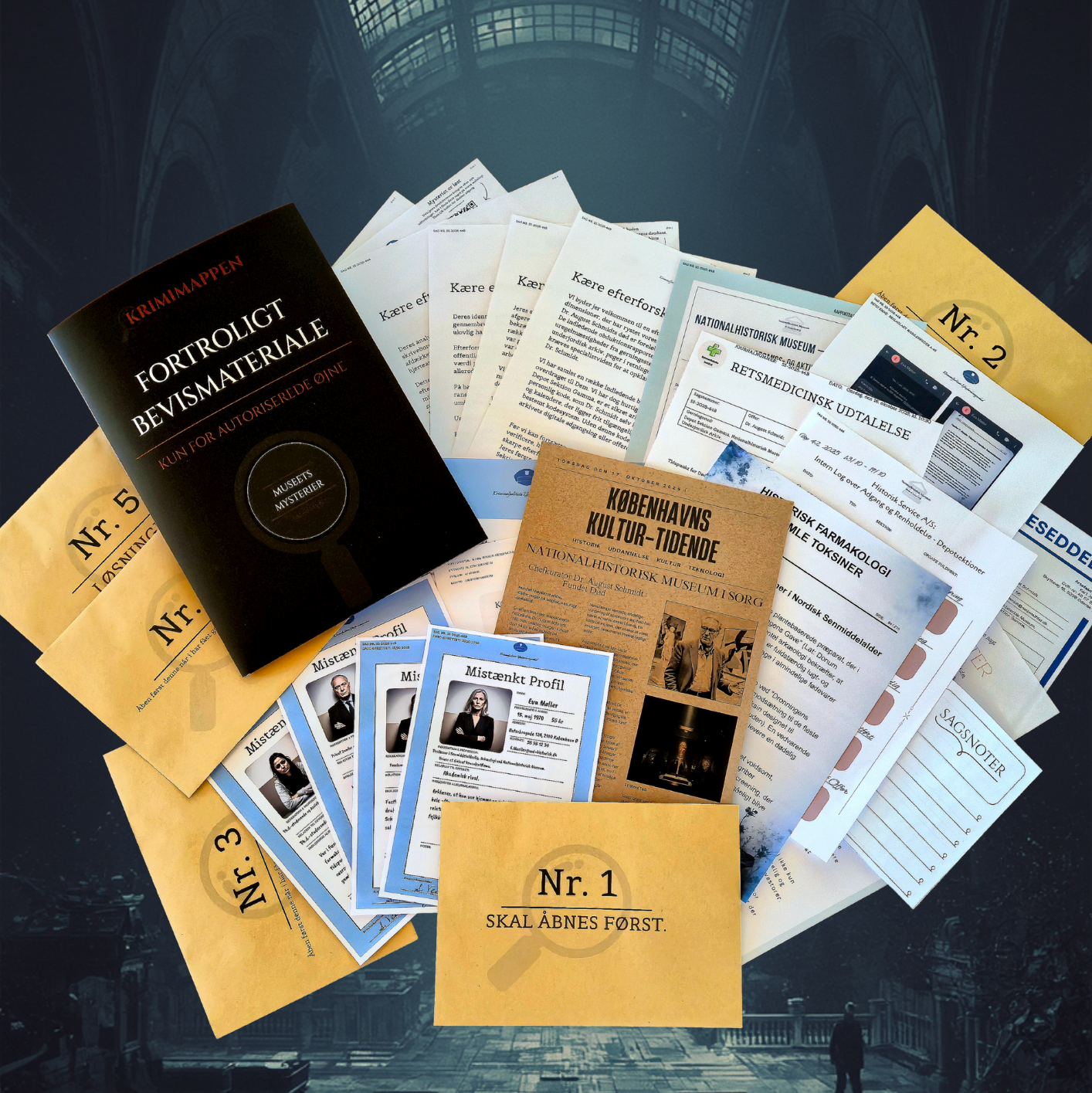 2 Sagsmapper - Den Ultimative Krimi-Weekend