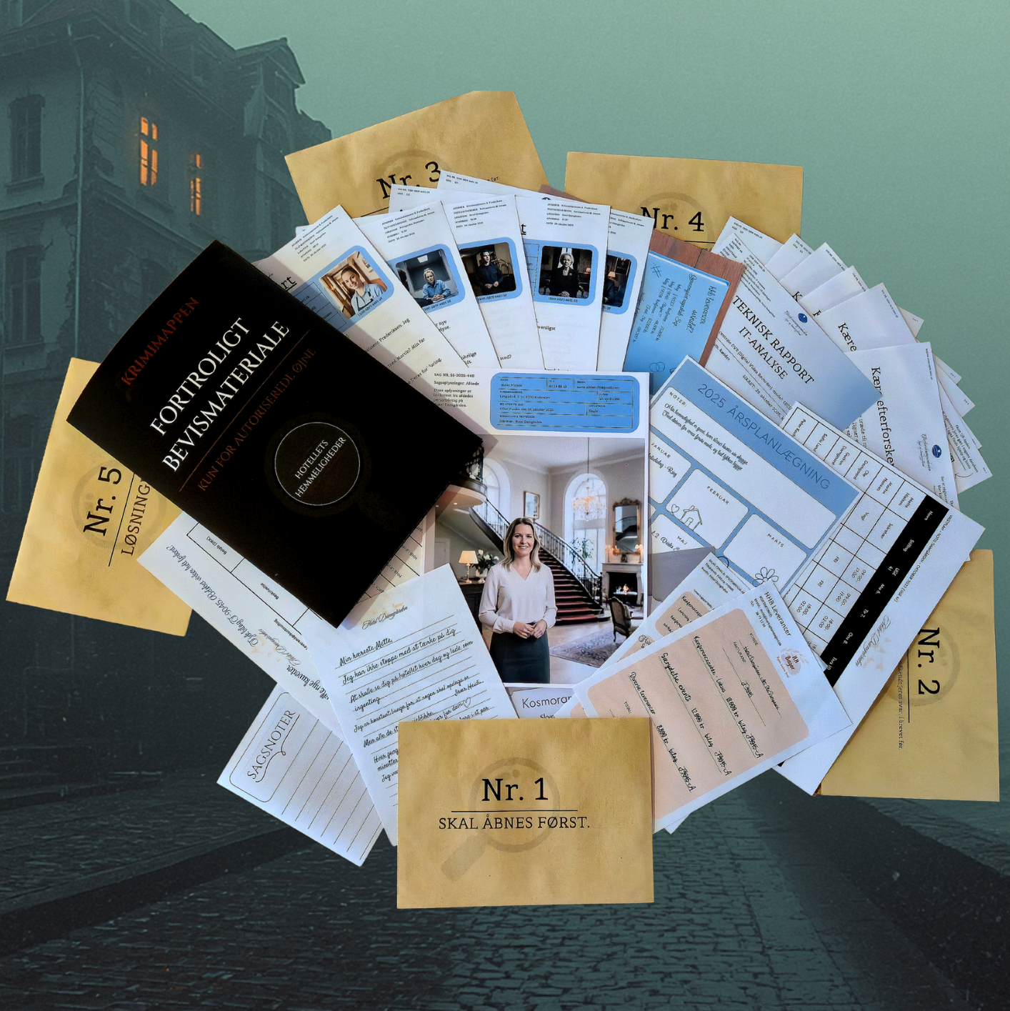 2 Sagsmapper - Den Ultimative Krimi-Weekend